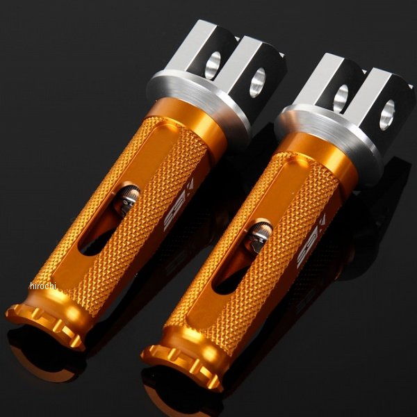スピードラ SPEEDRA 軽銀削り出し足つき レーシングタイプ 馬乗り用 しろがね色/ゴールド AFPR108GD WO店