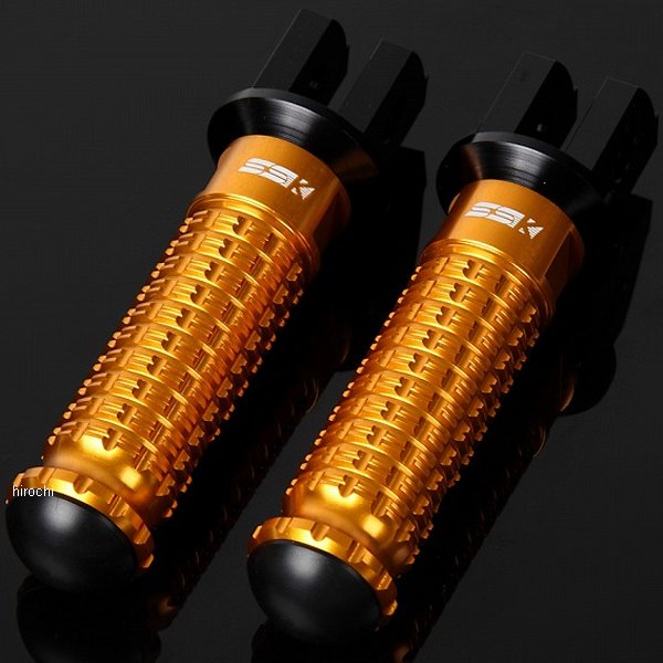 スピードラ SPEEDRA アルミ削り出しタンデムステップ スタンダードタイプ パッセンジャー 黒/ゴールド AFPS206GD WO店の通販は 7,825円