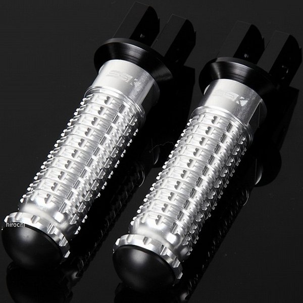 スピードラ SPEEDRA アルミ削り出しステップ スタンダードタイプ ライダー用 黒/シルバー AFPS213SR WO店の通販は