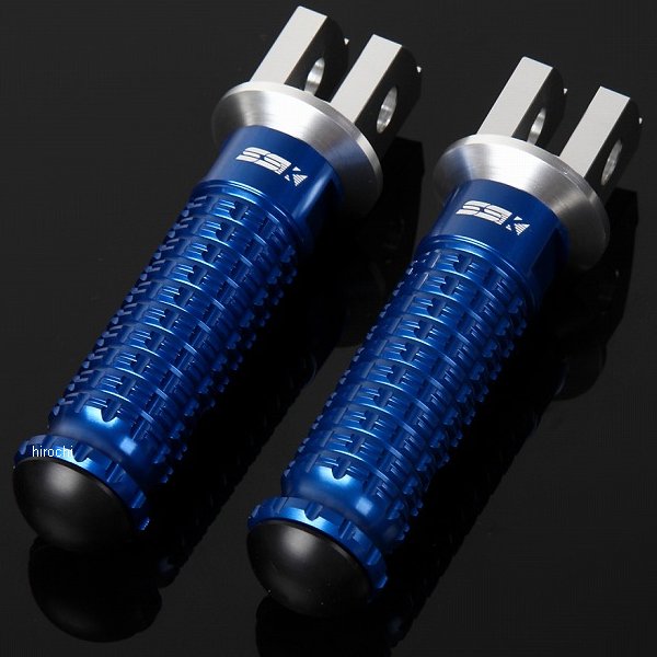 スピードラ SPEEDRA 軽銀削り出しタンデムステップ 標準尺度印字機 乗り手 しろがね色/青 AFPS110BE WO店
