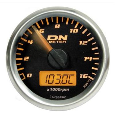 SP武川 Φ48スモールDNタコメーター&サーモメーター DC/AC12V 汎用 オレンジLED WO店