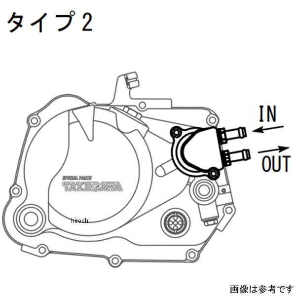 SP武川 オイルク−ラ−ユニット TYPE-2/AN#4 スペシャルクラッチ用DRY/WET ダイカストカバー可 WO店