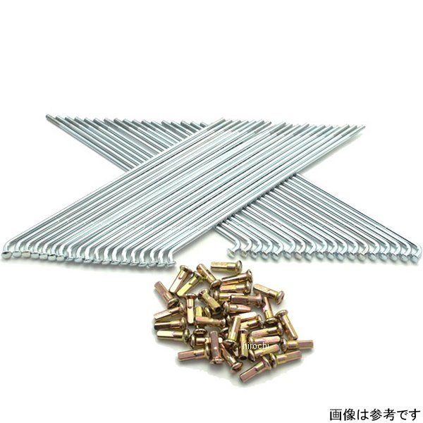 ダチ DACHI  スポーク&ニップルセット フロント スチール 85年 KX500、KX250、KX125 DC411-1043 WO店