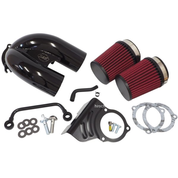 S&Sサイクル S&S Cycle チューンドインダクションキット 08年-17年 ツインカム 電子制御スロットルモデル 黒 170-0637 WO店 58,355円