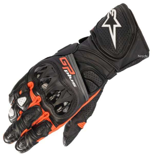 アルパインスターズ 秋冬モデル グローブ GP PLUS R V2 GLOVE 黒/蛍光赤 Mサイズ 8059175398544 WO店