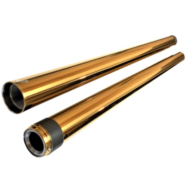 プロワン PRO-ONE フロント フォーク チューブ 22.25インチ 97年-13年 ハーレー 41mmフォーク ゴールド WO店