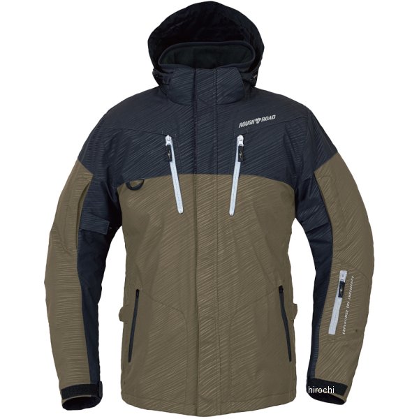 ラフ&ロード 2024年秋冬モデル WSプリマロフトウォームパーカー 黒/カーキ Mサイズ RR7698BK-KK2 WO店