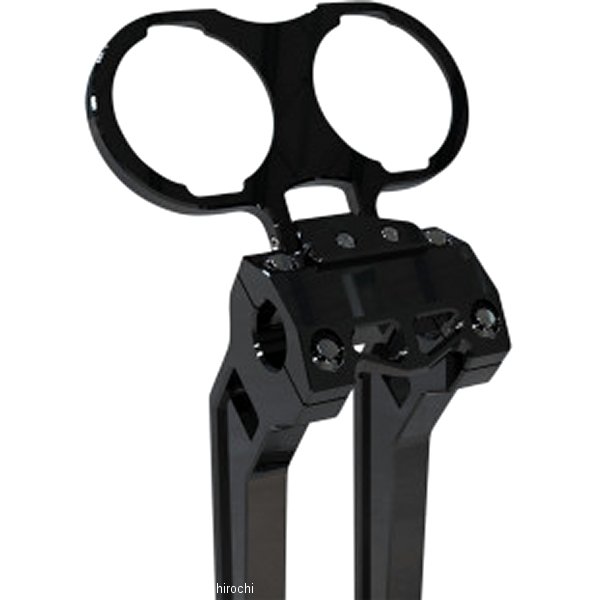 LAチョッパーズ ゲージマウント ダイナ デュアル 黒 2201-0236 WO店