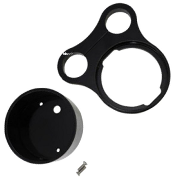DRAG Specialties ドラックスペシャリティーズ 1.5インチTバーゲージマウント 純正メーター用 つや消しブラック 2210-0563 WO店