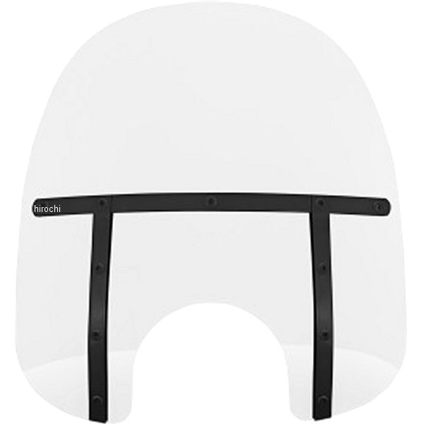 メンフィスシェード Memphis Shades ファット シールド 17インチ 7インチカットアウト クリア/黒 WO店の通販は