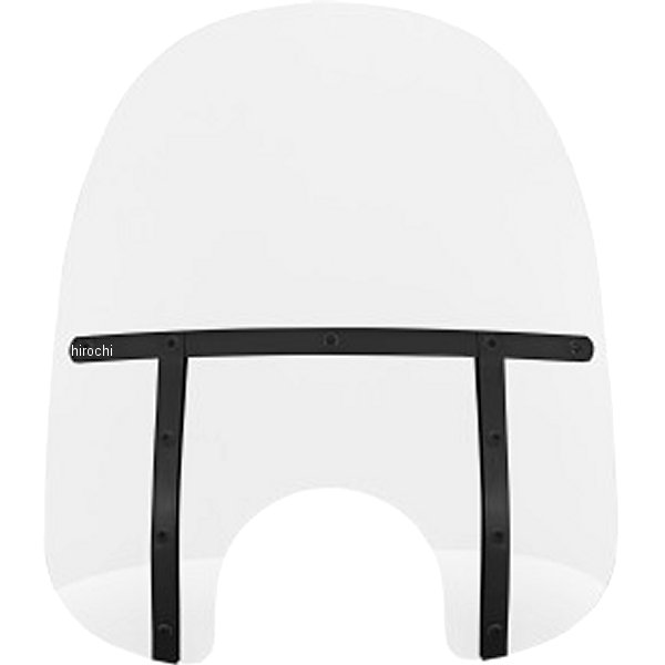 メンフィスシェード Memphis Shades ファット シールド 19インチ 7インチカットアウト クリア/黒 WO店