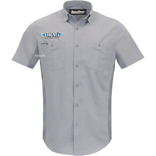 スロットルスレッズ THROTTLE THREADS SHRT VENTD DRAG SHP GY 4X 3040-3071 WO店