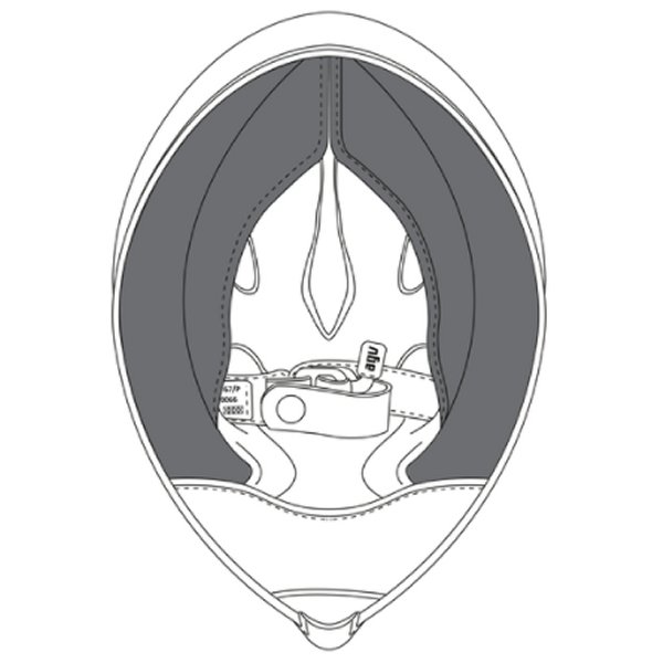 エージーブイ AGV チークパッド アジアンフィット PISTA GP RR用 グレー/黄 Sサイズ WO店