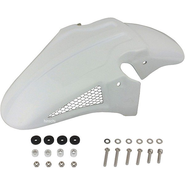 ポッシュ POSH フロントフェンダー 3D-TECH 08年以前 ZRX1100/1200 白ゲルコート WO店