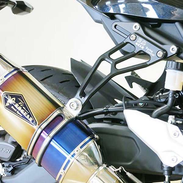 アールズギア r's gear サイレンサーステー ZX-25R 黒 AC00-031K アールズギア r's gear サイレンサーステー ZX-25R 黒 AC00-031K