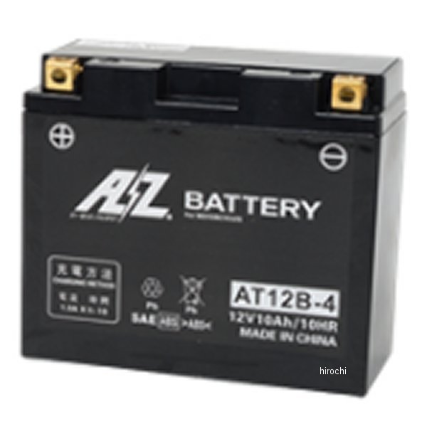 AT12B-4 エーゼット AZ バッテリー 液入り充電済 4950545350480 WO店の通販は