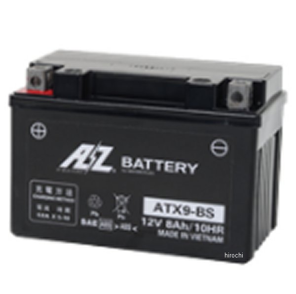 ATX9-BS エーゼット AZ バッテリー 液入り充電済 4950545351517 WO店 6,607円