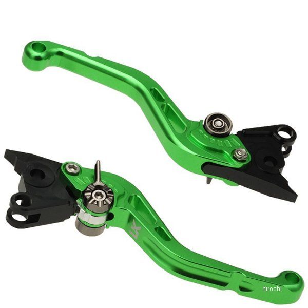 ユーカナヤ U-KANAYA スタンダードタイプ ビレットショートレバーセット 21年以降 MT-09 緑 YA035-133-0607 WO店