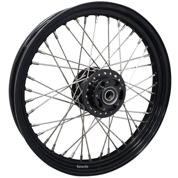 ネオファクトリー フロントホイール 18×2.15インチ 04年-05年 ダイナ 黒 011196-NF WO店