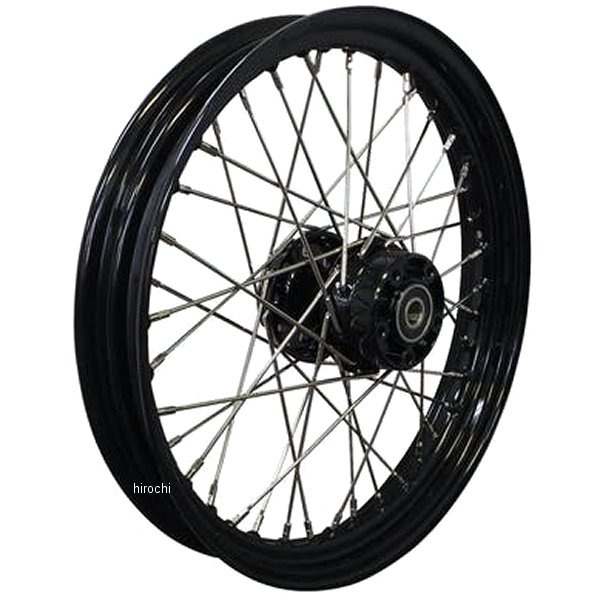 ネオファクトリー フロントホイール 18×2.15インチ 06年-07年 ダイナ 黒 011205-NF WO店