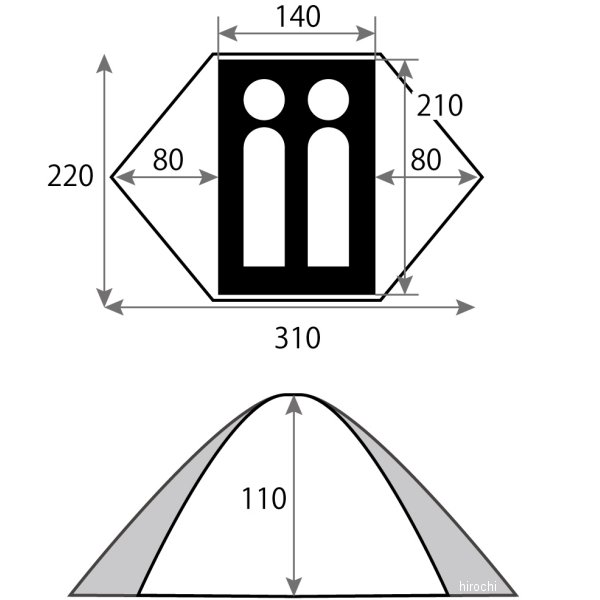 ラフ&ロード ラフツーリングテント 2.9kg クールグレー RR5954CG WO店