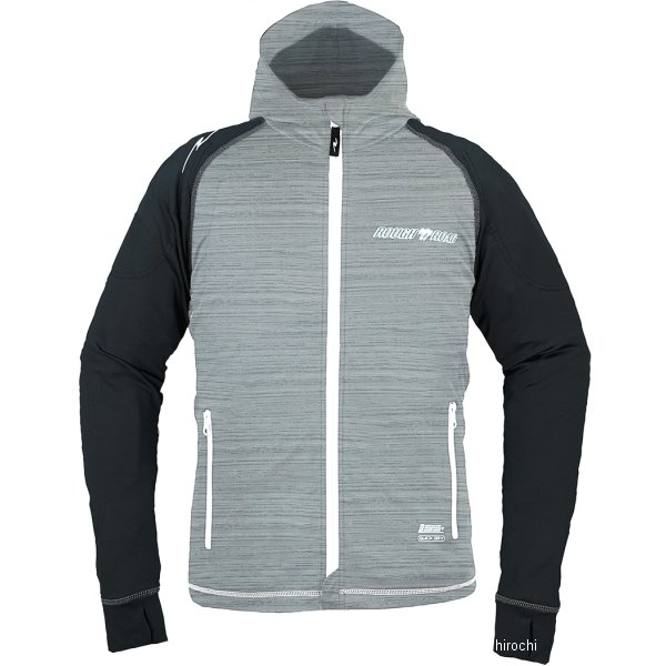 ラフ&ロード 春夏モデル アーマーフーディー エアスルーパッドセット ヘアライングレー/黒 Lサイズ RR7557APHG-BK3 WO店の通販は