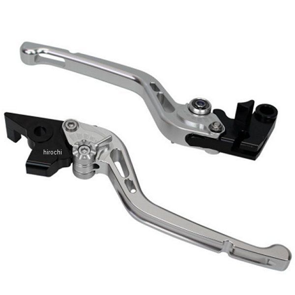 ユーカナヤ U-KANAYA GPタイプ  アルミ削り出しビレットレバーセット 22年以降 CBR400R、400X シルバー HO082-010-0503 WO店