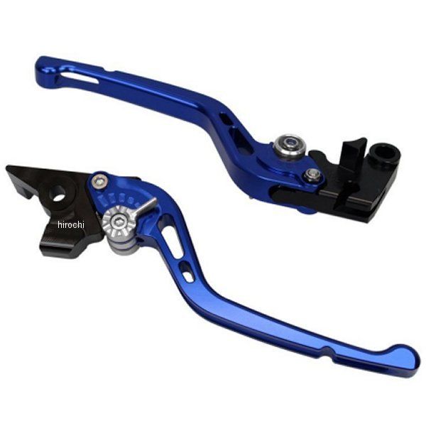 ユーカナヤ U-KANAYA GPタイプ  アルミ削り出しビレットレバーセット 22年以降 CBR400R、400X ブルー HO082-010-0504 WO店