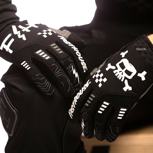 ファストハウス FASTHOUSE 春夏モデル オフロード グローブ 黒/白 S