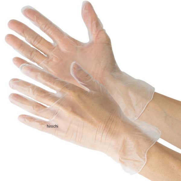 ユニワールド ビニール極薄手袋　粉なし 半透明 Lサイズ 1000枚入 CW045 WO店の通販は 7,865円