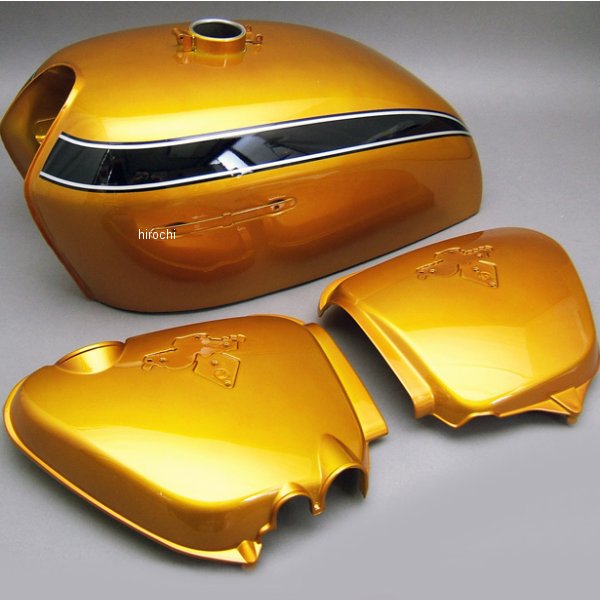 エムテック中京 M-TEC中京 MRS タンク、サイドカバーセット CB750K2 キャンディゴールドカスタム MRS-H75-T9G2 WO店