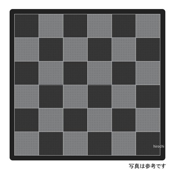 テックタイル TECTile 3小間セット 2,740mm×9,010mm 黒/ダークグレー TECTILE-TENJI0003-BK-DGR WO店