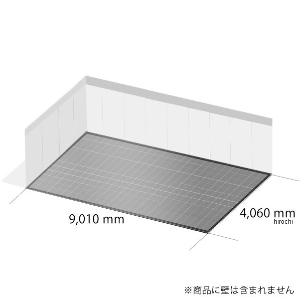 テックタイル TECTile 4小間セット 4,060mm×9,010mm 白/クリーム TECTILE-TENJI0004-WH-CM WO店