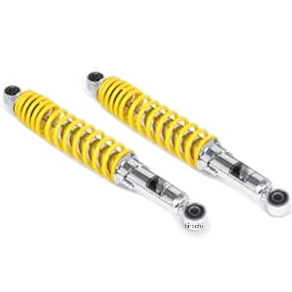 SP武川 リアショックアブソーバー スーパーカブ クロムメッキ/黄 2本