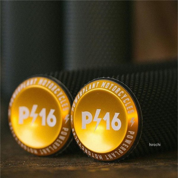 パワープラント Powerplant P16Xアレンネス ビレットエンドローレットグリップ ゴールド WO店_1