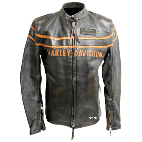 ハーレー純正 新品 レザージャケット ダブルトンスリムフィット 黒 Mサイズ 98033-18VM-000M WO店