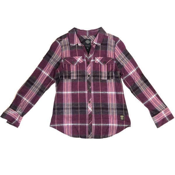 ハーレー純正 新品 長袖 シャツ ロールタブ スリーブ チェック 紫 レディース XSサイズ 96191-17VW-002S WO店の通販は 5,180円