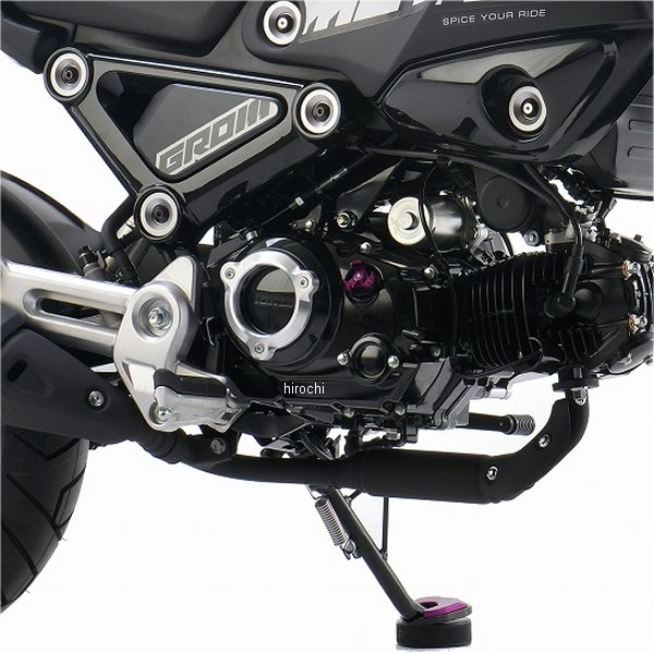 即決送料無料★H2C製ホンダ グロム用★アルミ クランクケースカバー右側 JC92★grom msx125★エイチツーシー | H2C(エイチツーシー) クランクケースカバー 右側 GROM グロム