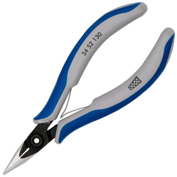 KNIPEX クニペックス 精密プライヤー 丸 クロスメッシュ 3452-130 WO店