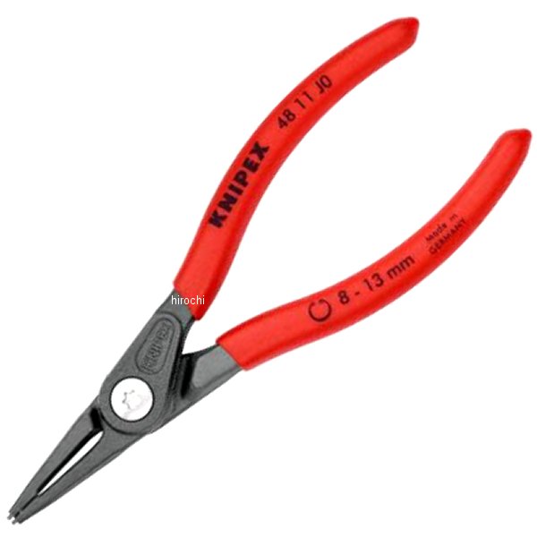 KNIPEX クニペックス 穴用精密スナップリングプライヤー 曲(ストッハ 4841-J11 WO店の通販は
