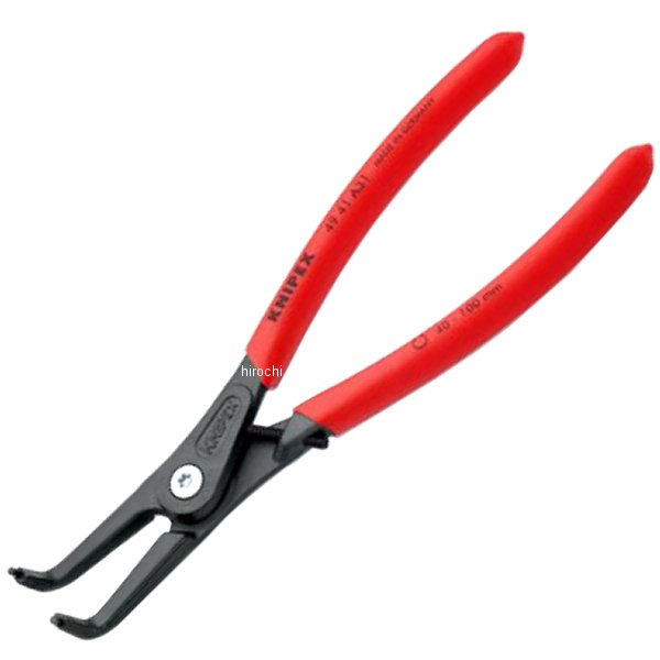 KNIPEX クニペックス 軸用精密スナップリングプライヤー 曲(ストッハ 4941-A31 WO店 7,008円