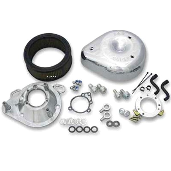 ガッツクローム S&Sエアクリーナーキット クローム ティアドロップ 93年-14年 ビッグツイン WO店