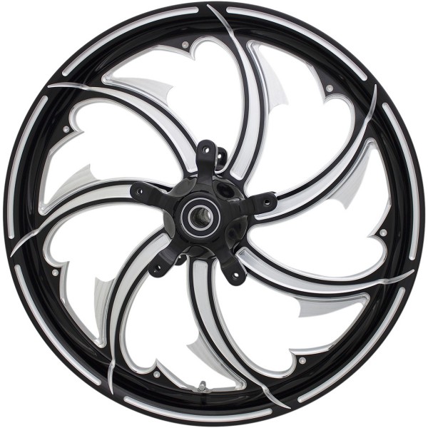 COASTAL MOTO フューリーモト アルミホイール リア 16×5.50 09年-22年 ハーレー FLHTCUTG ABS有 黒 0202-2197 WO店