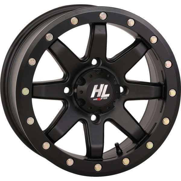 ハイリフター HIGHLIFTER HL9 ホイール フロント、リア 14×7 4/156 6+1 19年-20年 ポラリス RZR XP Turbo S マットブラック 0230-1251 W