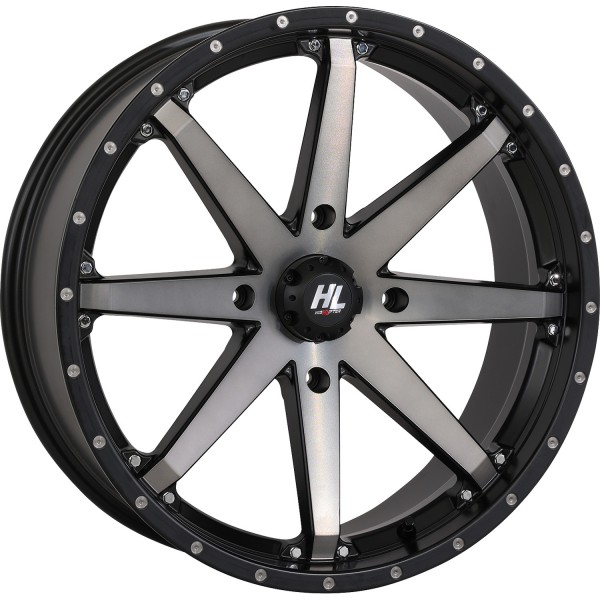 ハイリフター HIGHLIFTER HL10 ホイール フロント、リア 14×7 4/156 5+2 20年-22年 YXZ1000R SS マットブラック/スモーク 0230-1269 WO店