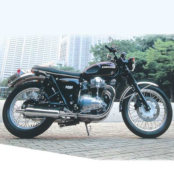 ポッシュスリップオンマフラーサイレンサー　W650 マフラー｜W650）：POSH（ポッシュ）‐バイクのカスタムパーツ