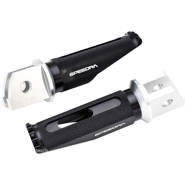 スピードラ SPEEDRA 軽銀削り出し足つき レーシングタイプ タンデム側 21年今後 MT-09 しろがね色/黒 AFPR118BK WO店