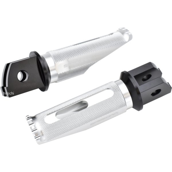 スピードラ SPEEDRA アルミ削り出しステップ レーシングタイプ タンデム側 21年以降 MT-09 黒/シルバー AFPR218SR WO店