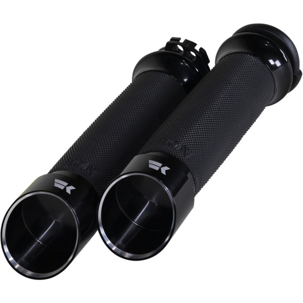 クロームワークス KHROME WERKS エッジグリップ 1" 黒 0630-2843 WO店