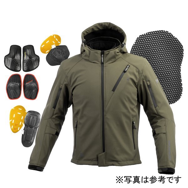 KOMINE コミネ プロテクトソフトシェルシステムパーカ 電熱セット 4XL コミネ KOMINE 秋冬モデル プロテクトソフトシェルウィンターパーカ